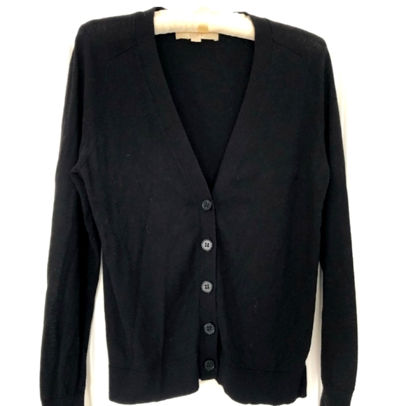 Loft Black Button Down Cardigan - Picture 1 of 4